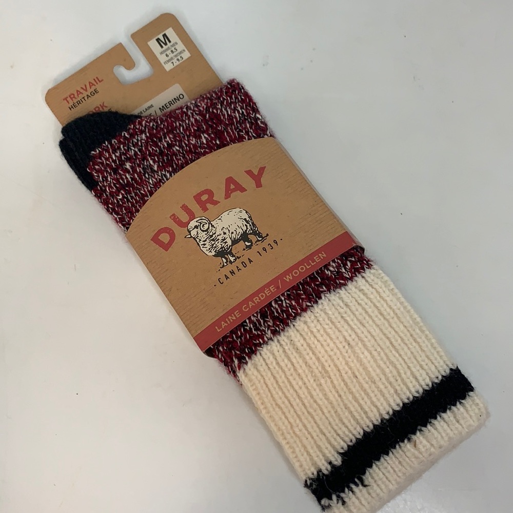 1 PAIR wool work socks - DURAY brand